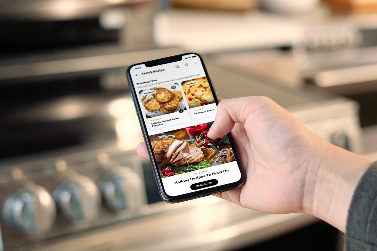 LG’s new recipe service uses Walmart and Amazon Fresh to deliver ingredients