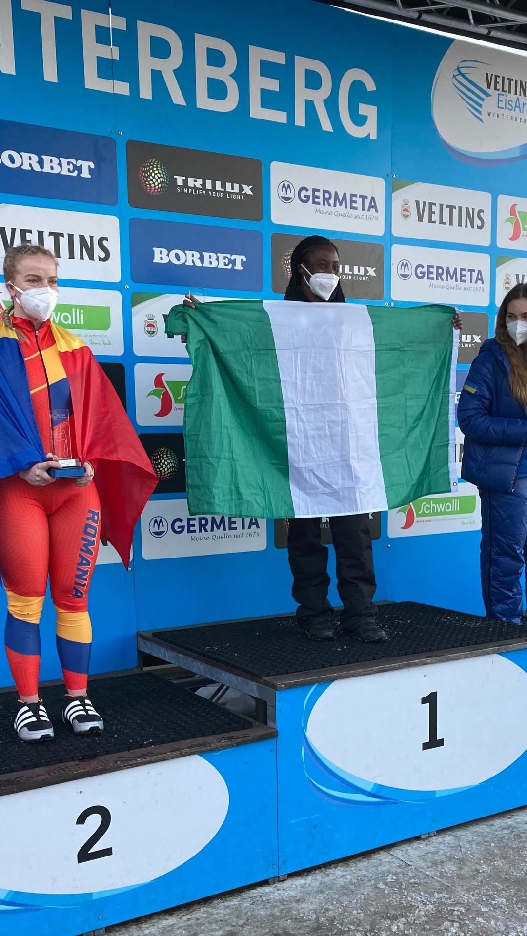 So Major! Simidele Adeagbo is the First Nigerian & African Athlete to Take Home Gold in a Bobsleigh Race