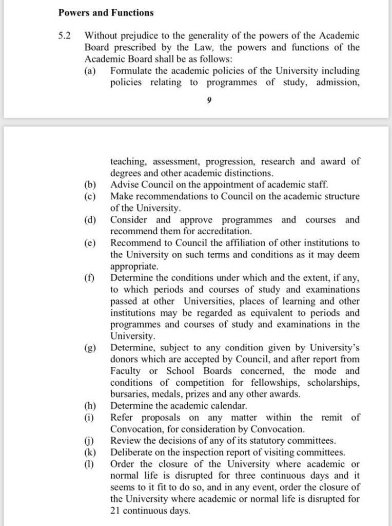 Fact-check: UCC statutes allow school’s closure after 21 days of non-academic work