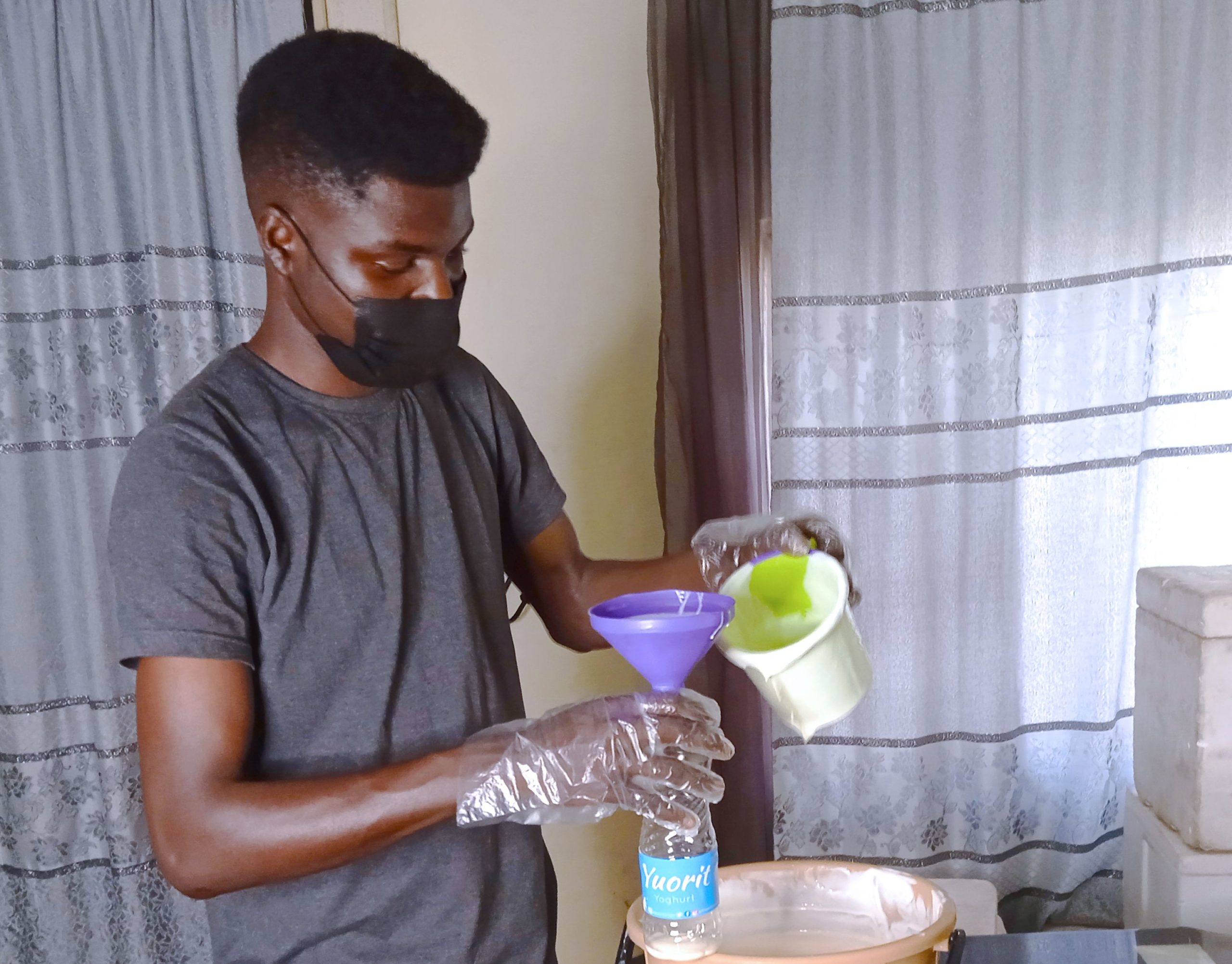 A new marketing superpower for this businessman: selling yogurt with music