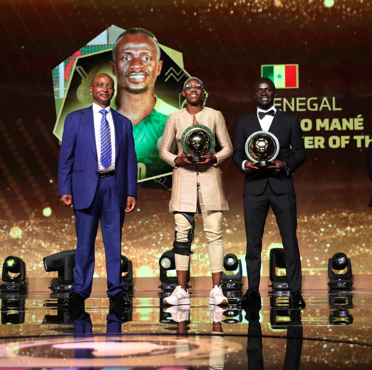 Asisat Oshoala Wins Player Of The Year At 2022 CAF Awards | See The ...