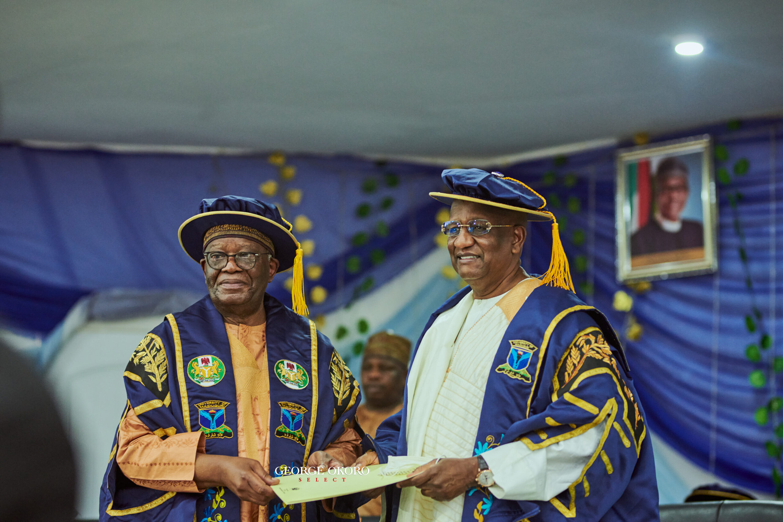 Alhaji Mohammed Indimi OFR receives an Honorary Degree as he Marks his 75th Birthday