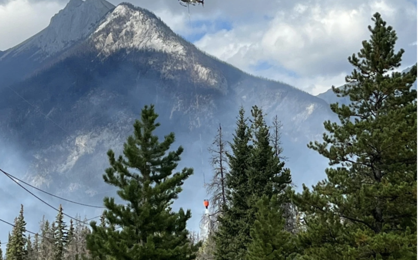 Edmonton fire helicopter