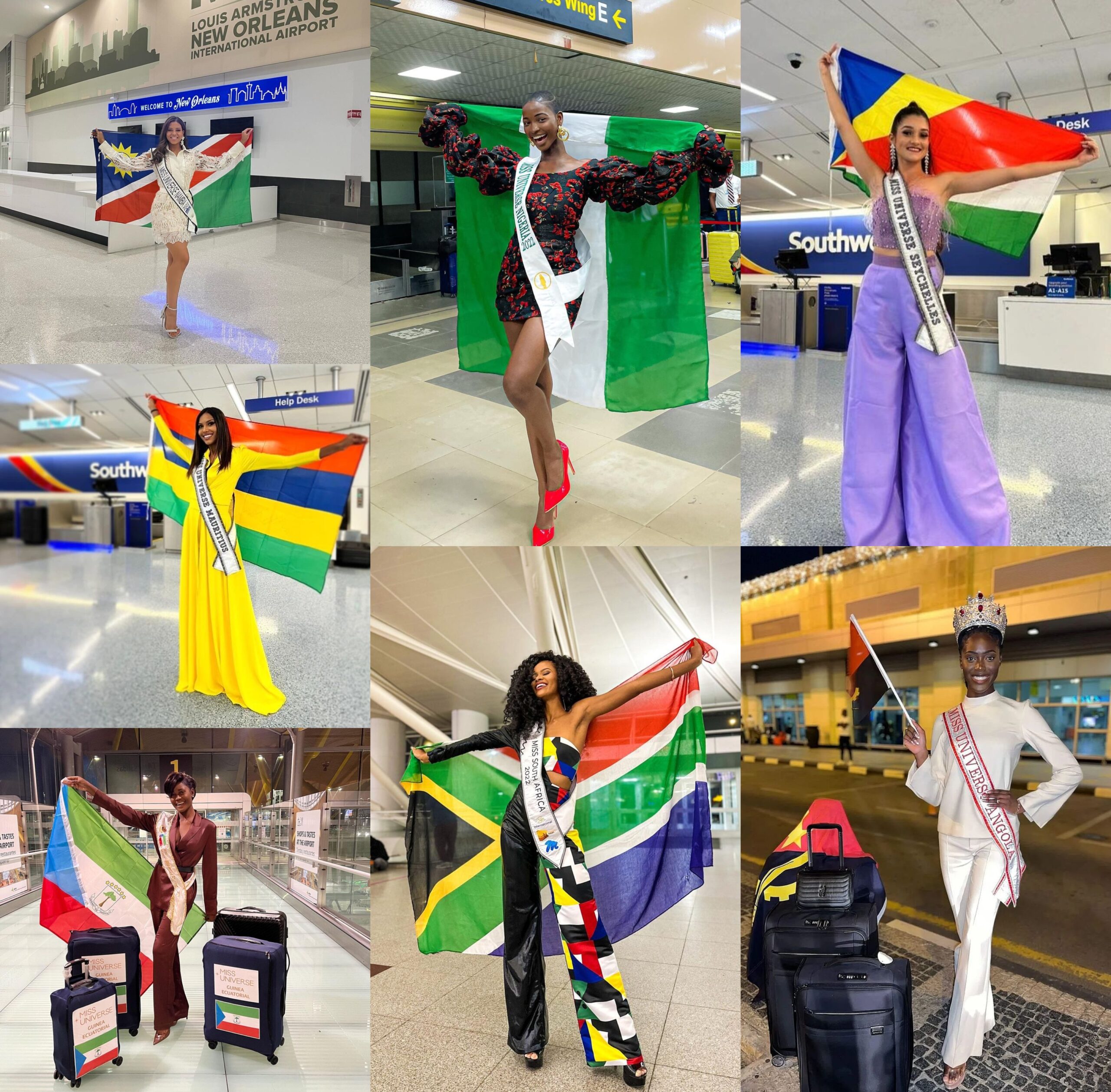 Meet The African Beauty Queens Flying Their Flags At The 71st Miss ...