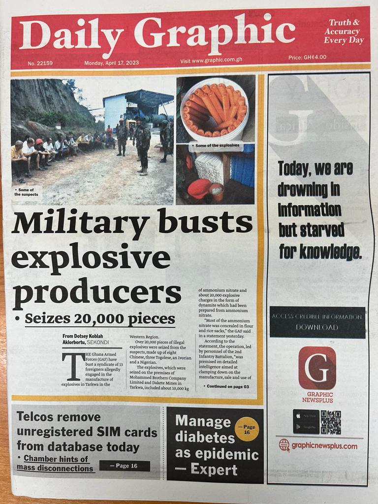 Today’s front pages: Monday, April 17, 2023