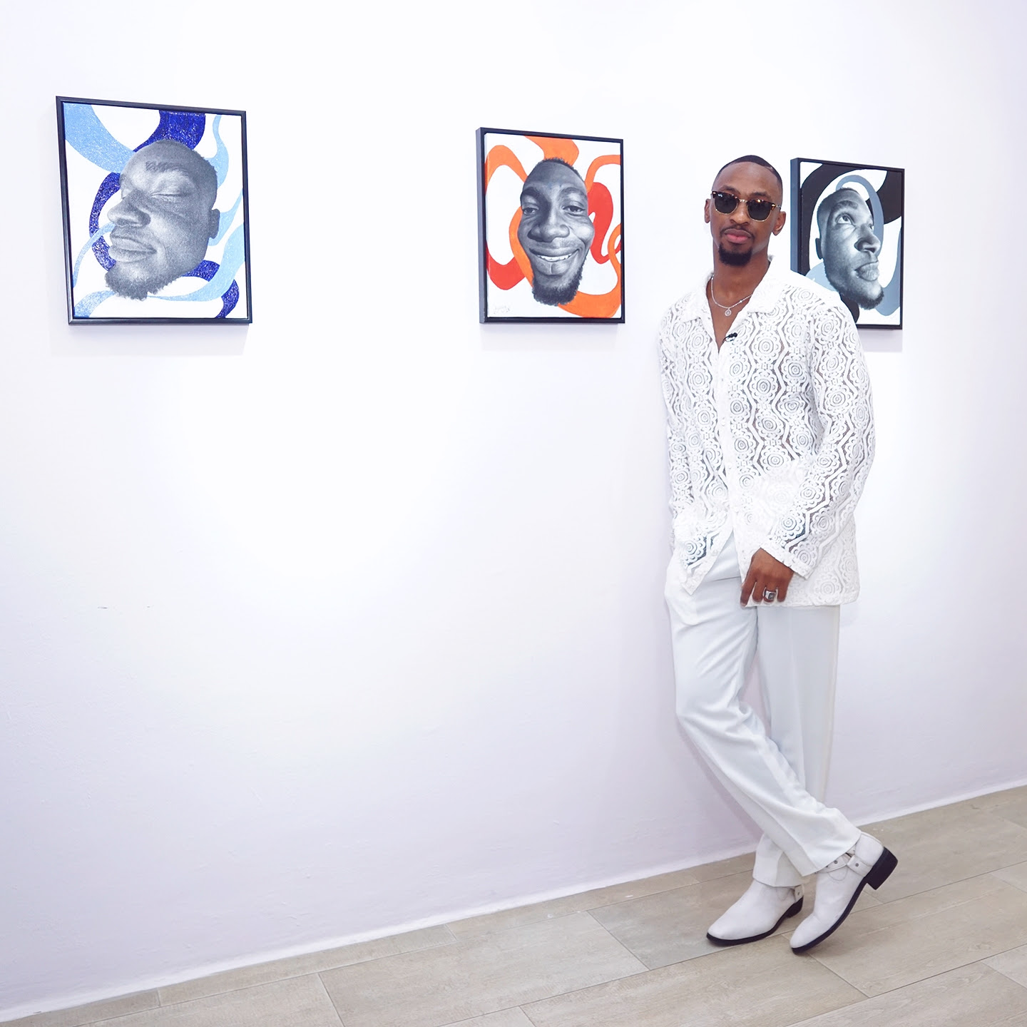 Liquorose, Ebuka, Emmanuel, Tobi Bakre, Iyanya came through for Saga at His ‘A Subtle Reflection’ Art Exhibition