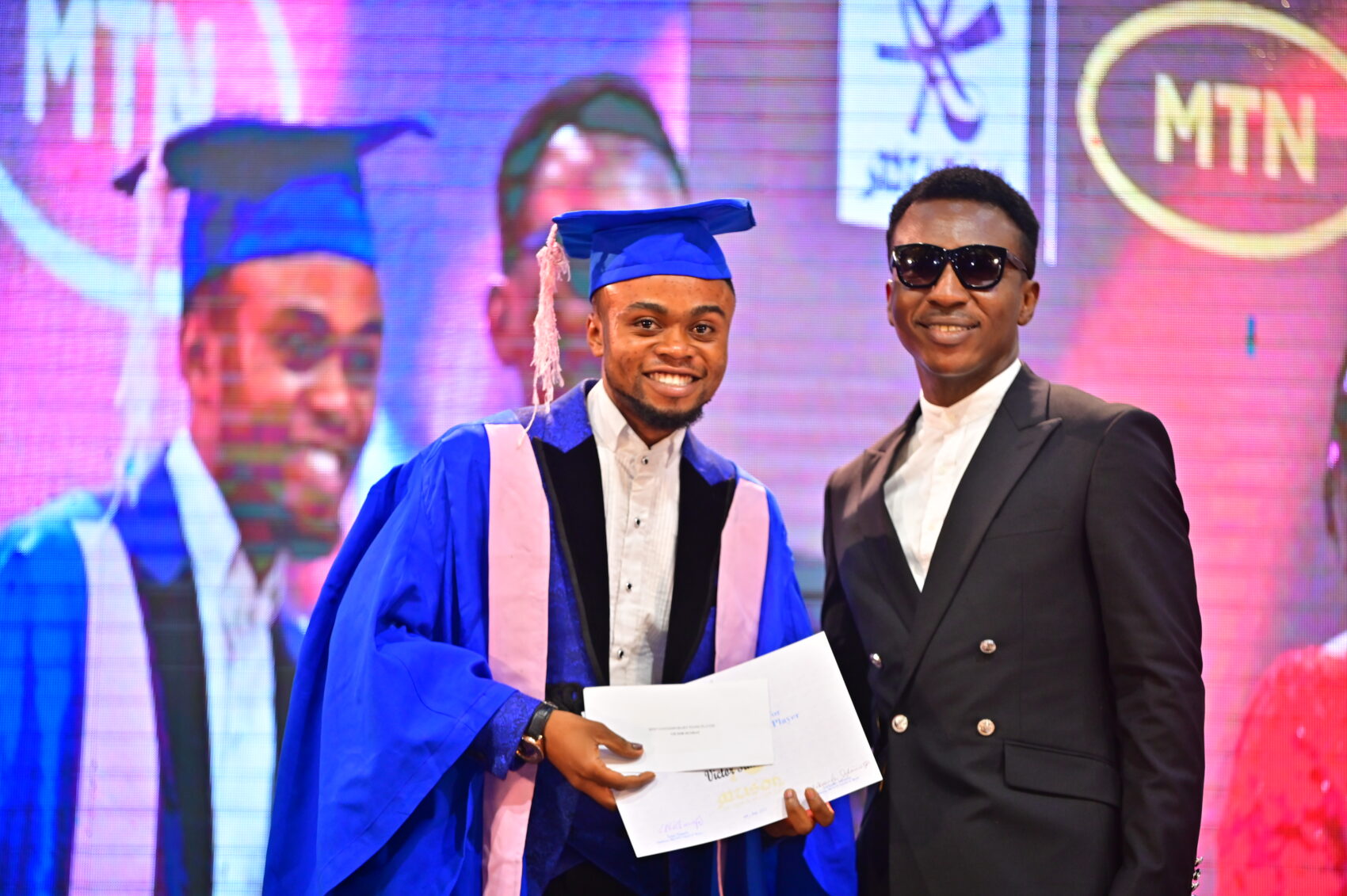 How Frank Edwards Awarded Scholars At The MTNF-MUSON Music Programme