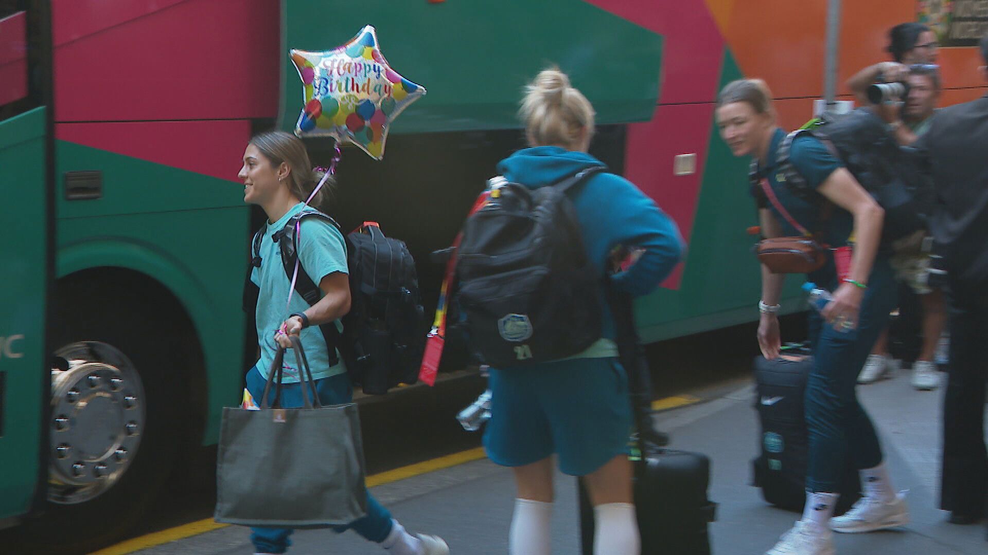 Crowds of adoring fans sing ‘Happy Birthday’ to Matildas star