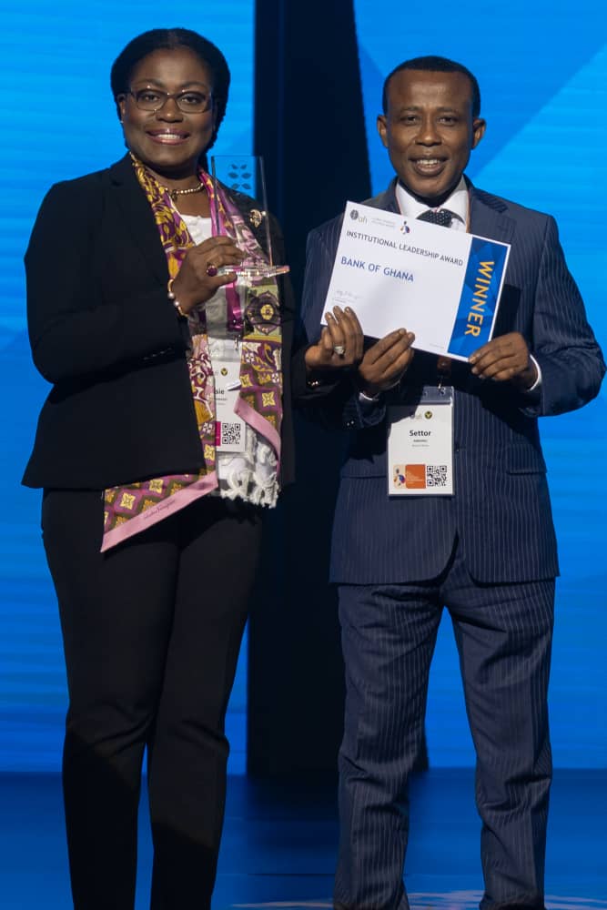 BoG wins Alliance for Financial Inclusion Institutional Leadership Award