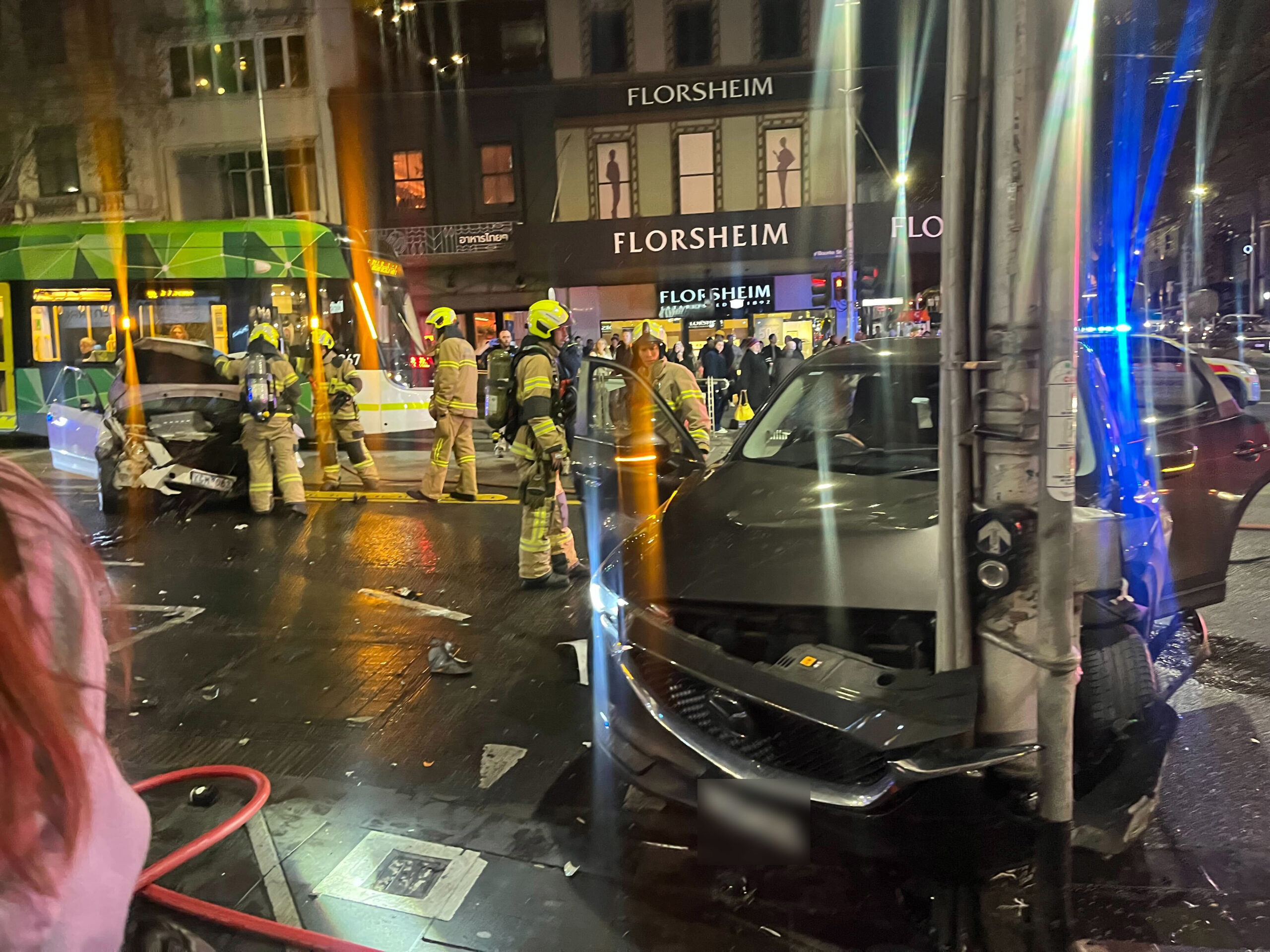 Car crashes into pedestrians in Melbourne’s CBD