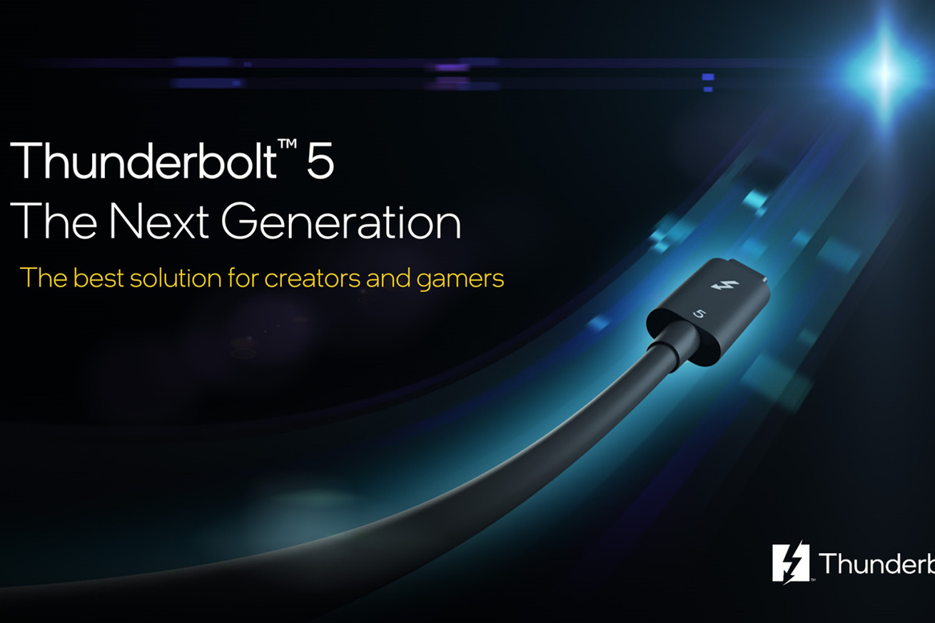 Intel makes Thunderbolt 5 official, promising speeds of up to 120Gbps