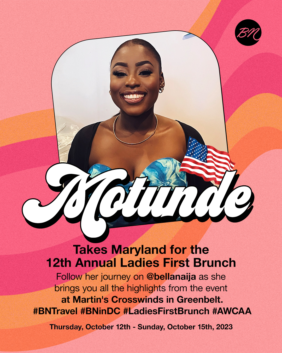 BN Travel – BN’s Motunde joins AWCAA in Maryland to Celebrate Cancer Survivors at the 12th Annual Ladies First Brunch