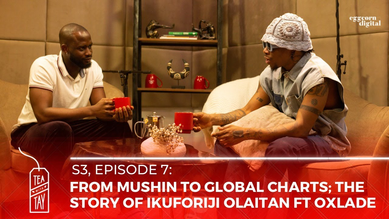 Oxlade Chronicles His Journey from Mushin to Global Charts on “Tea With Tay” | Watch
