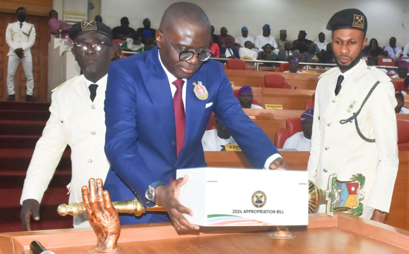 Lagos Governor Sanwo-Olu Presents N2.246 Trillion 2024 Appropriation Bill To State Assembly