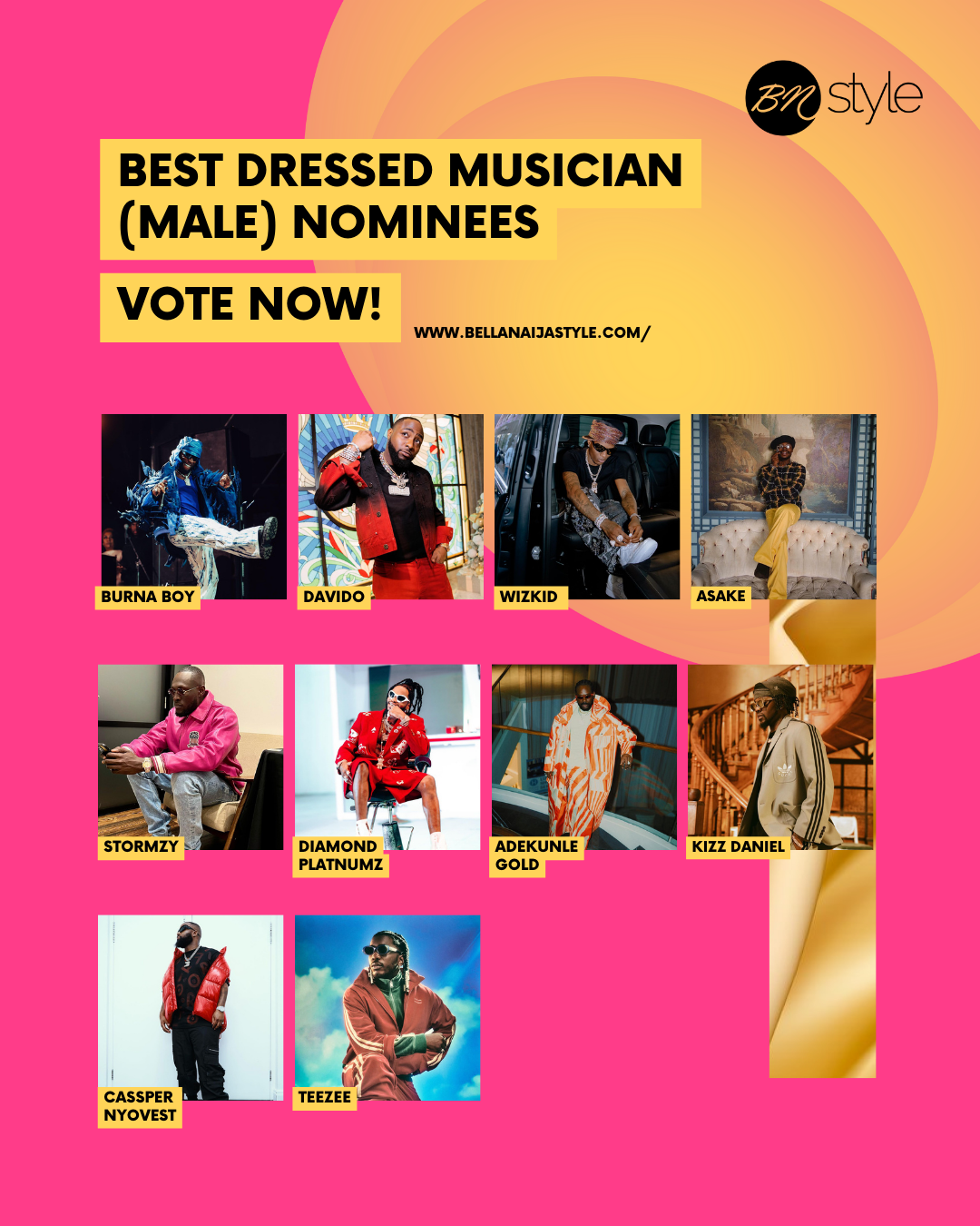 BN Style’s ‘The Definitive Best Dressed List’: Who Will Win Best Dressed Male Musician of 2023?