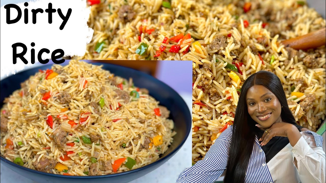 An Easy Dirty Rice with Minced Meat Recipe, All Thanks to Tspices Kitchen