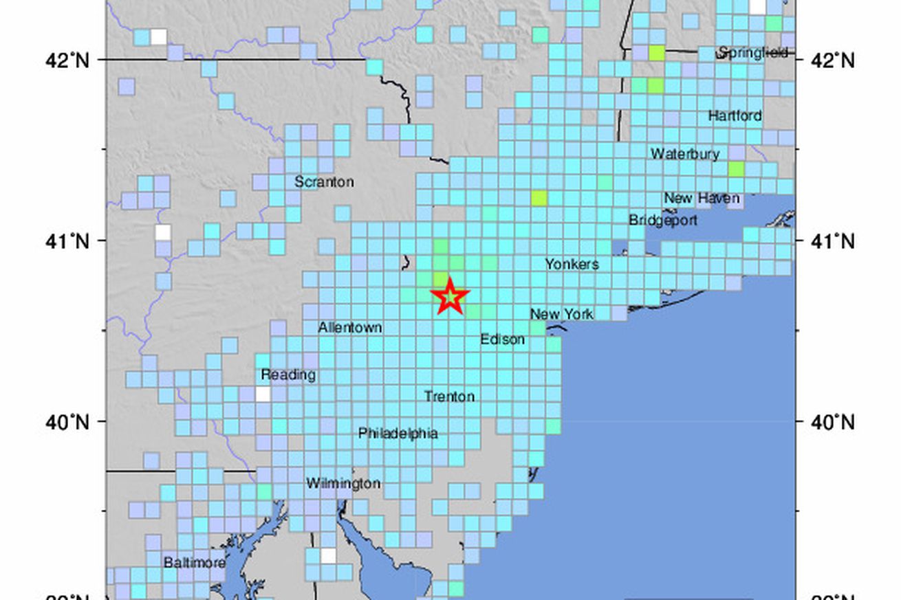 An earthquake just rocked NYC, New Jersey, and the surrounding areas