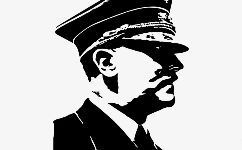 Adolf Hitler hand drawn illustration