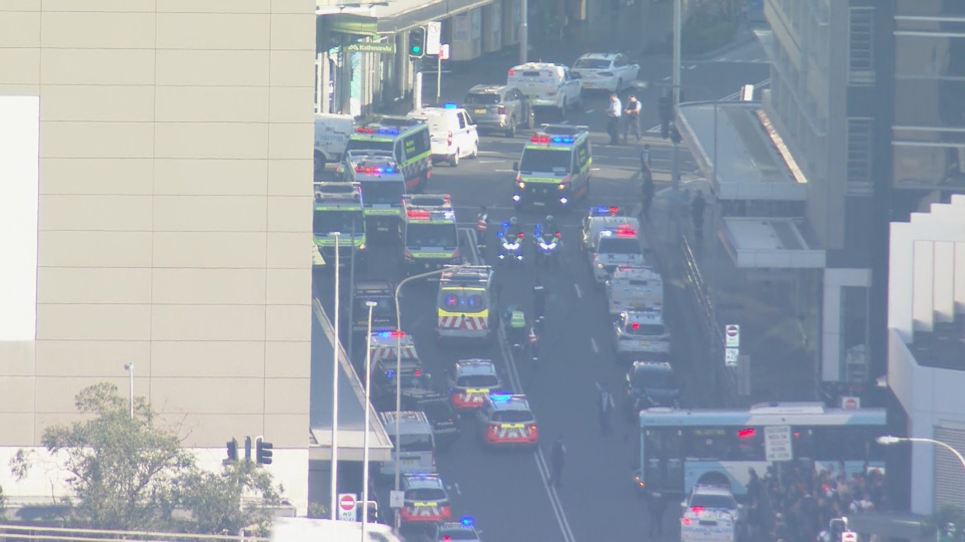 Man shot after reports of multiple stabbings at shopping centre ...