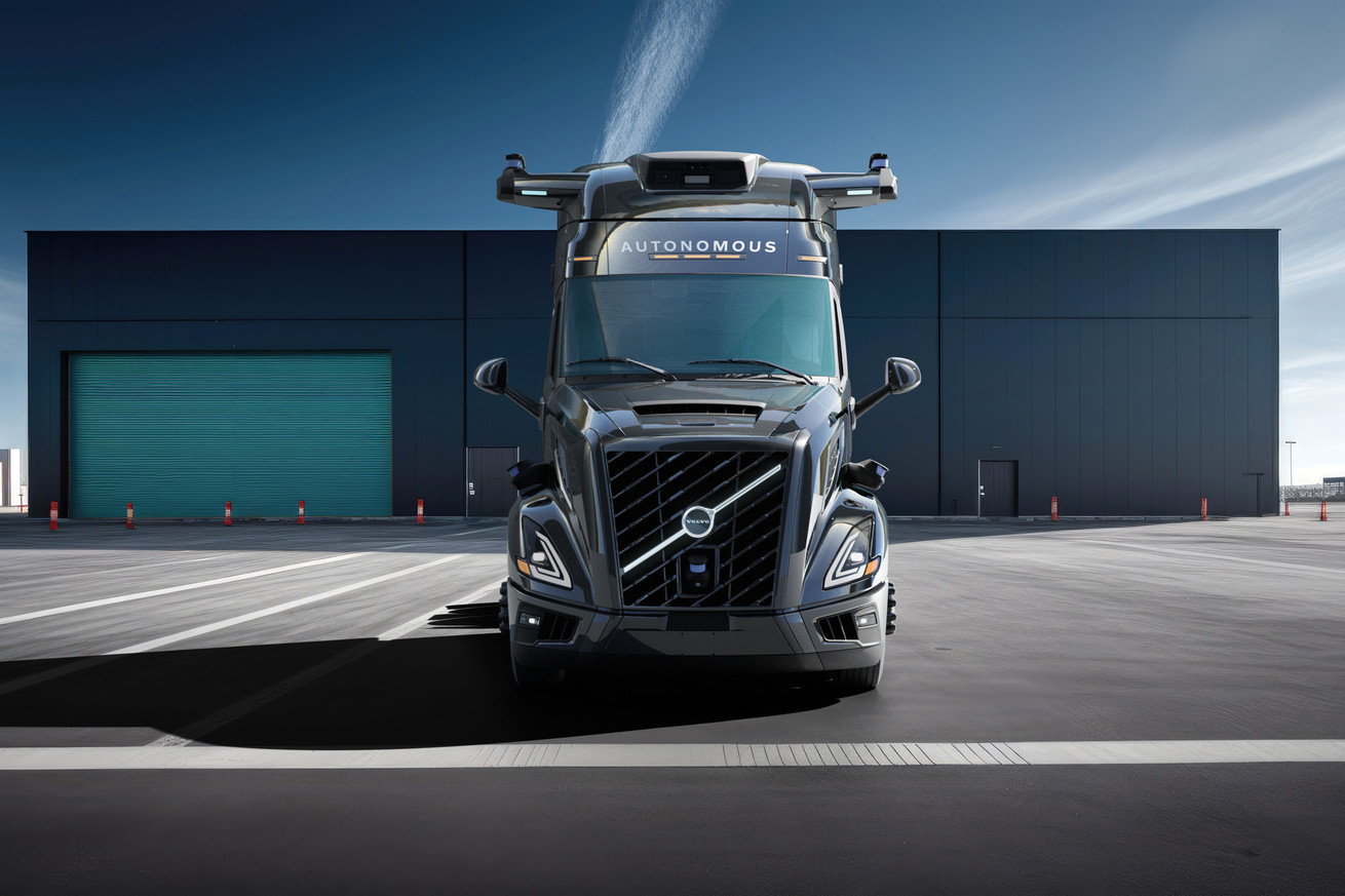 Volvo teams up with Aurora to reveal an autonomous semi truck