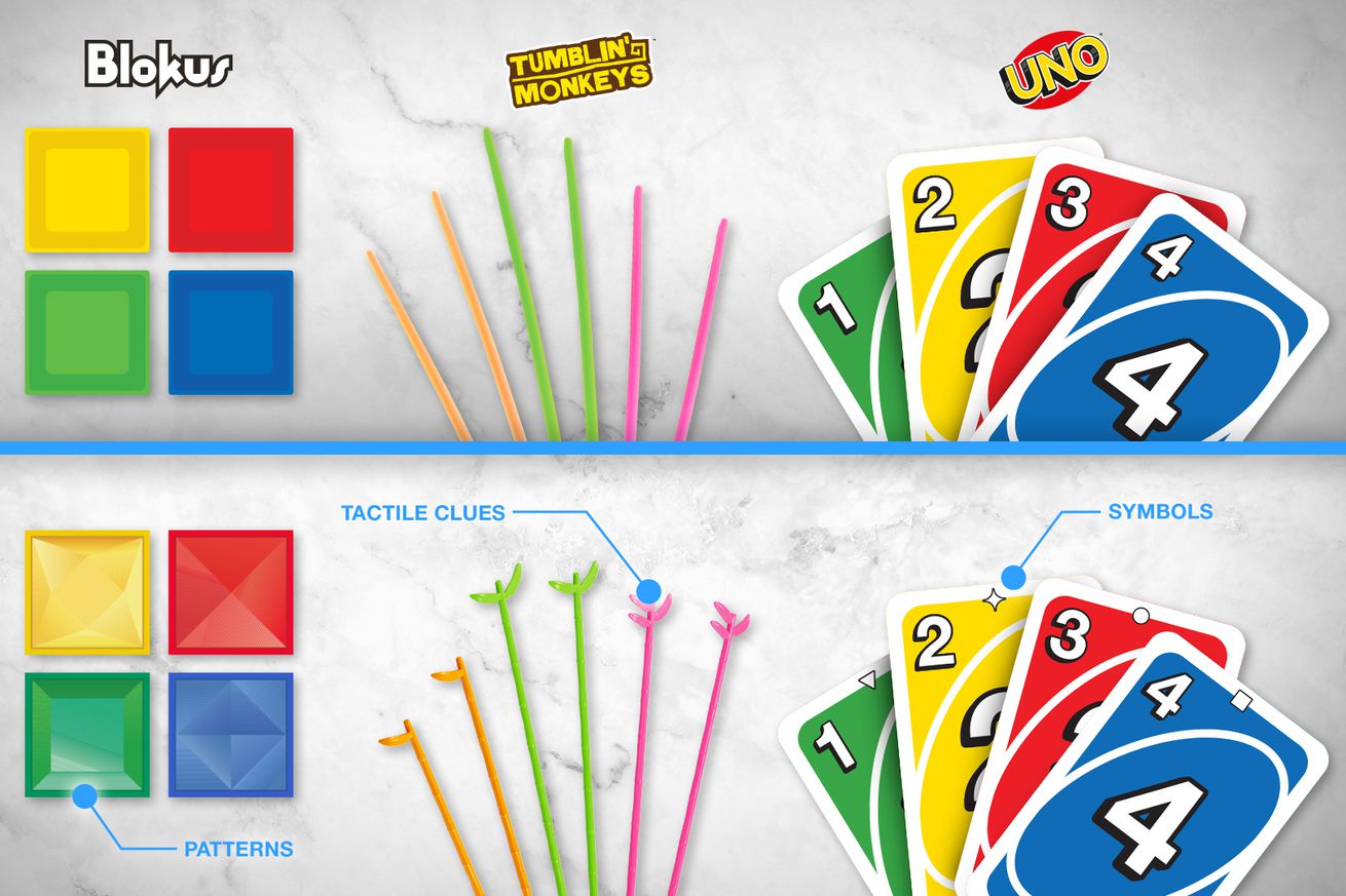 Mattel is making games like UNO more accessible for colorblind players