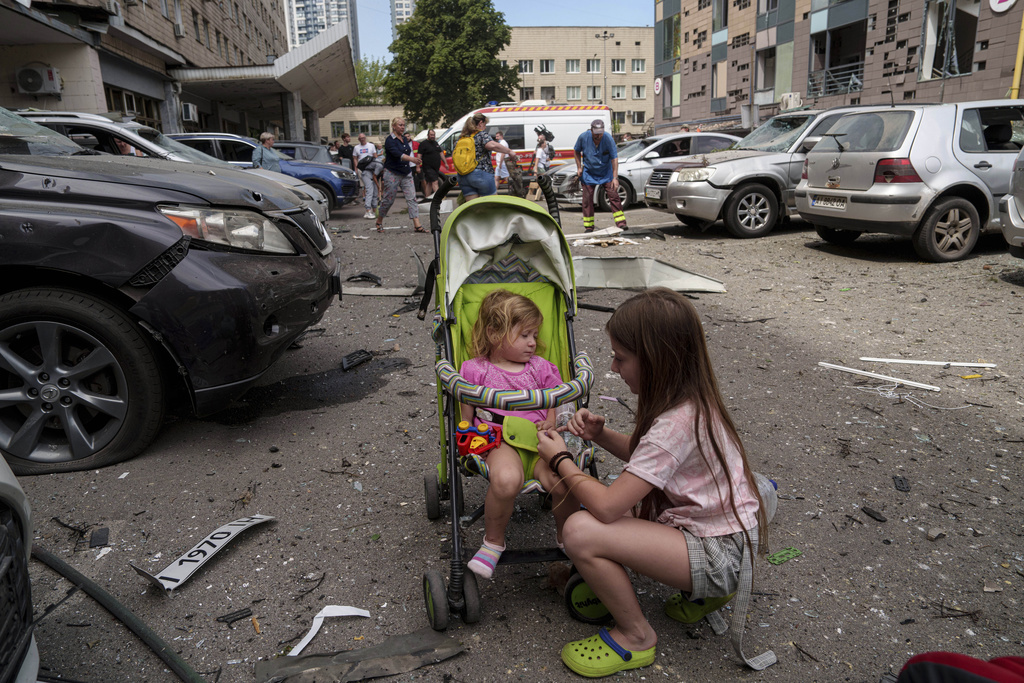 Children’s hospital hit by cruise missile as Russia bombards Ukraine
