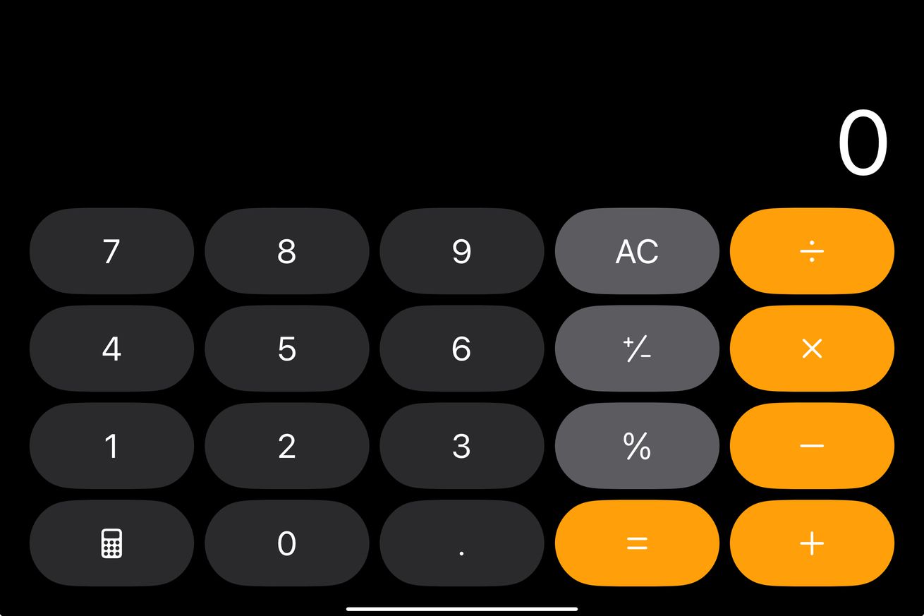 In iPadOS 18, the whole iPad is a calculator app