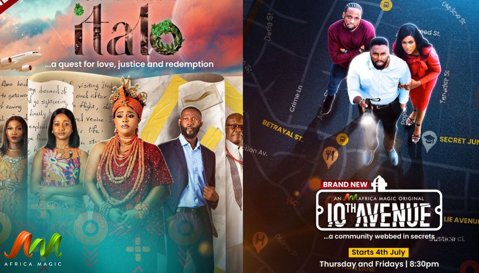 Italo And 10th Avenue: Korede Soyinka, Elma Mbadiwe, Chimezie Imo To Feature On Africa Magic’s New Shows