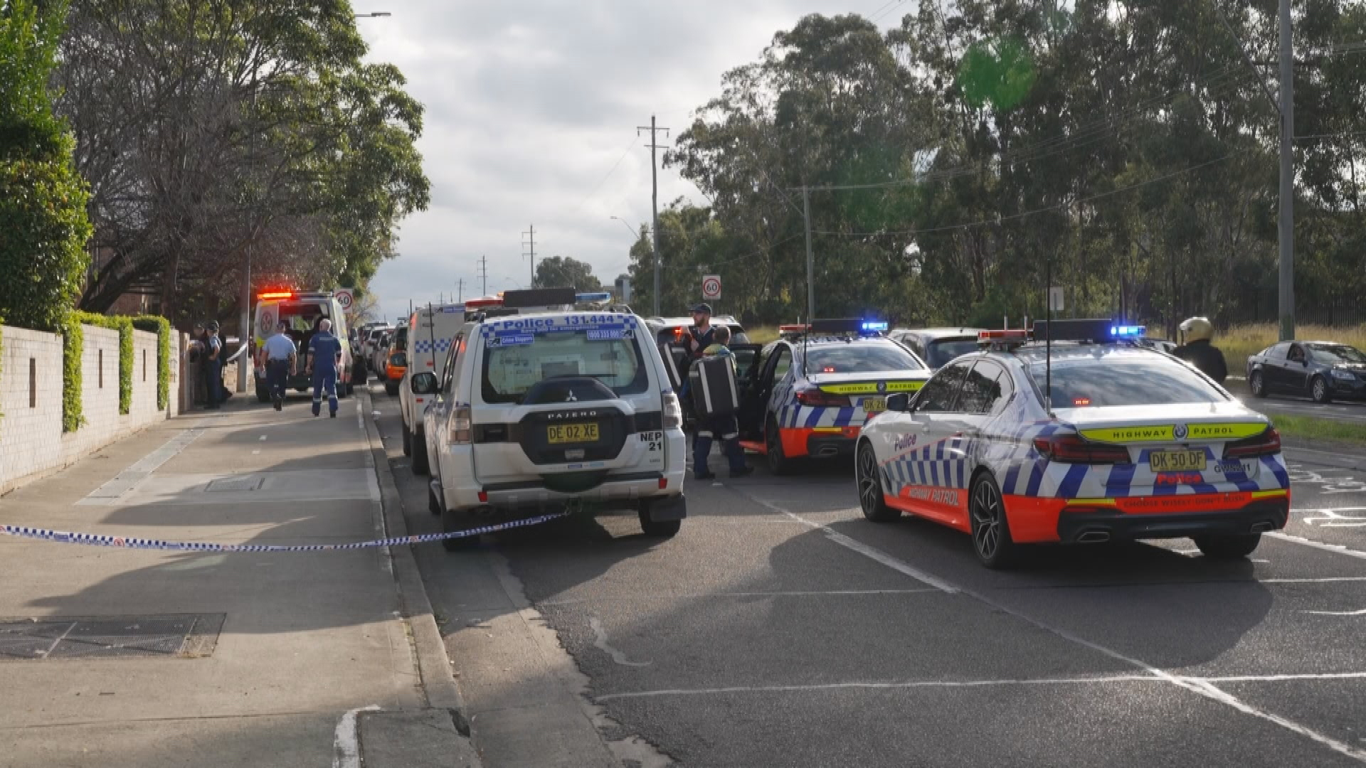 Woman dies in stabbing in western Sydney, man seen fleeing