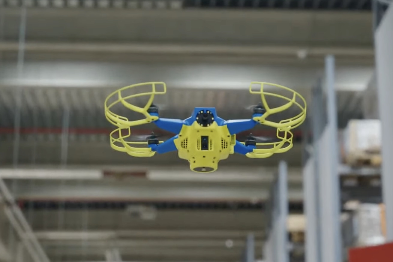 Ikea’s stock-counting warehouse drones will fly alongside workers in the US