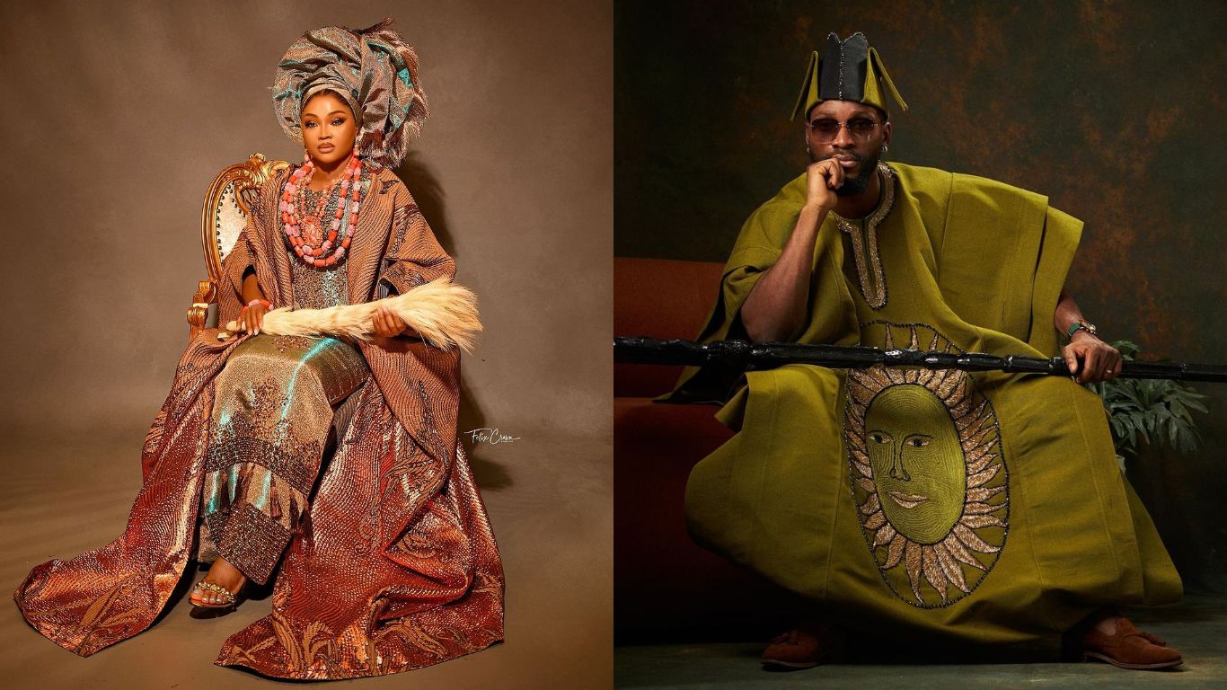 Mercy Aigbe, Tobi Bakre, Gbubemi Ejeye & More Bring Traditional Elegance to “Farmer’s Bride” Premiere | See the Looks