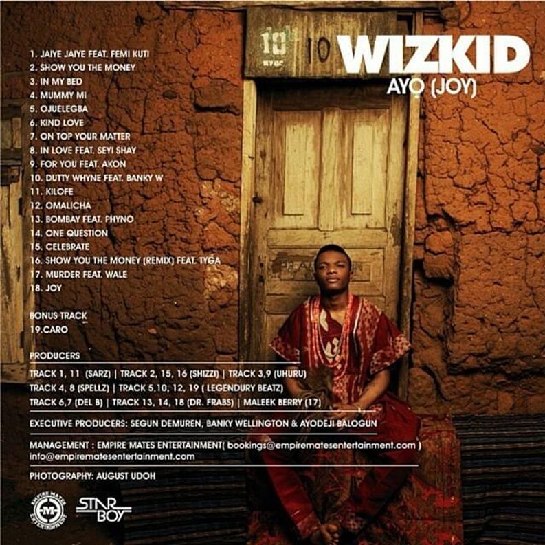 Wizkid celebrates 10 years anniversary of Ayo, announces new music.