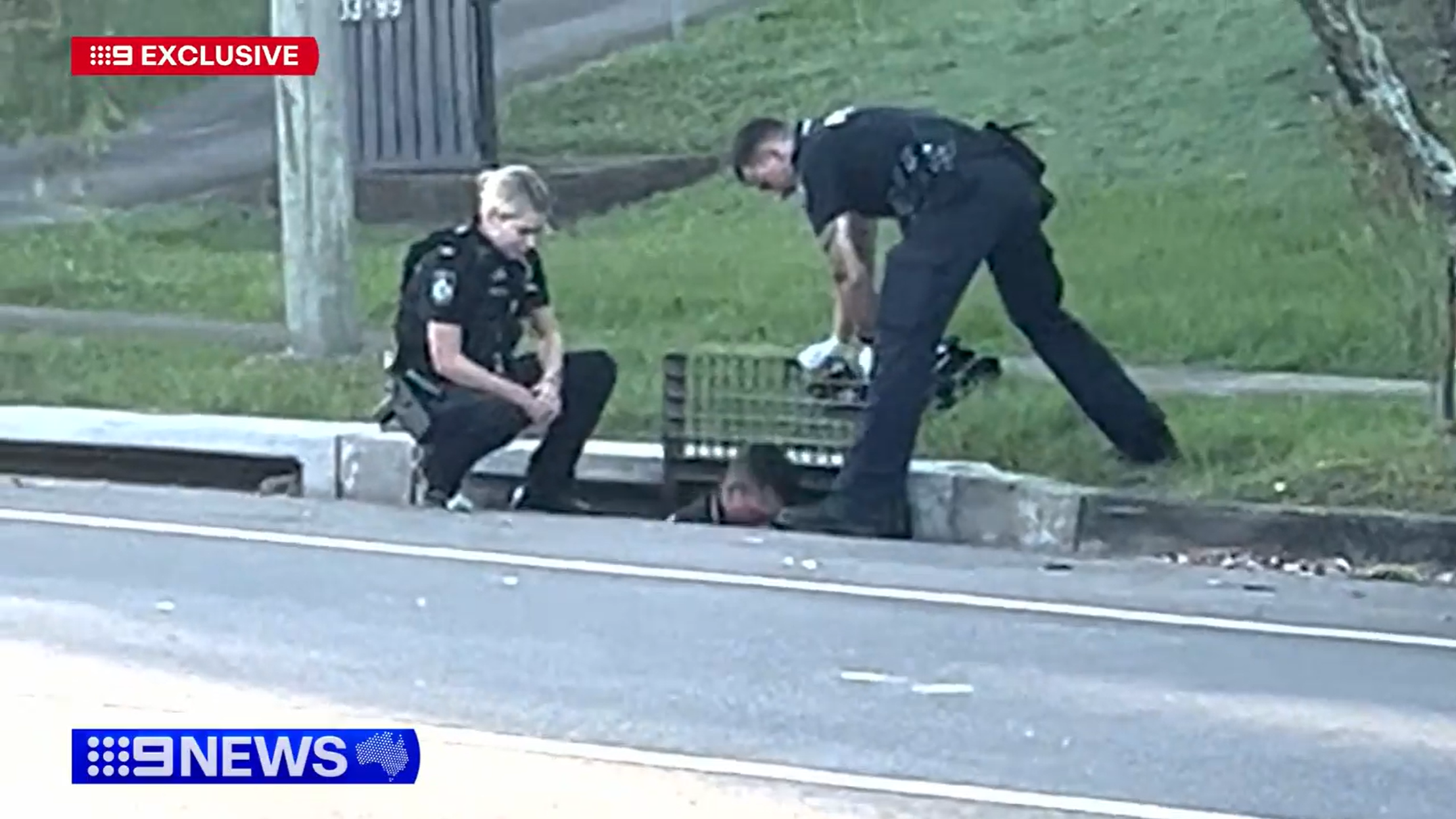 Cops pull incredible find from Brisbane drain