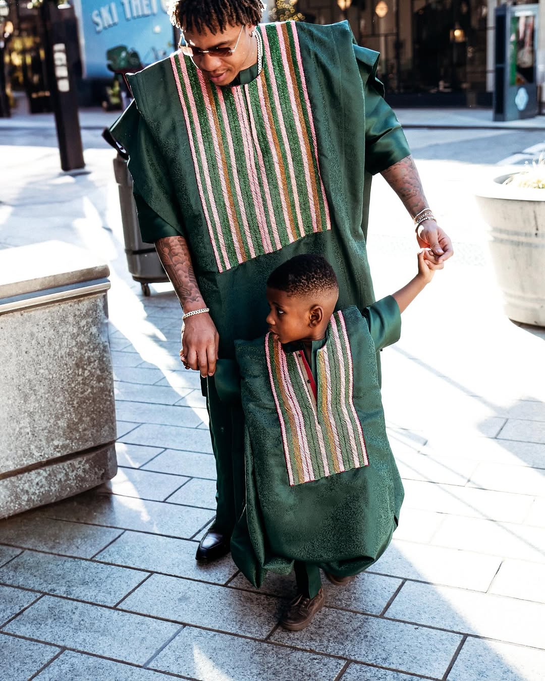 Rotimi & Vanessa Mdee Celebrate the New Year in Regal Afrocentric Style, Have a Look