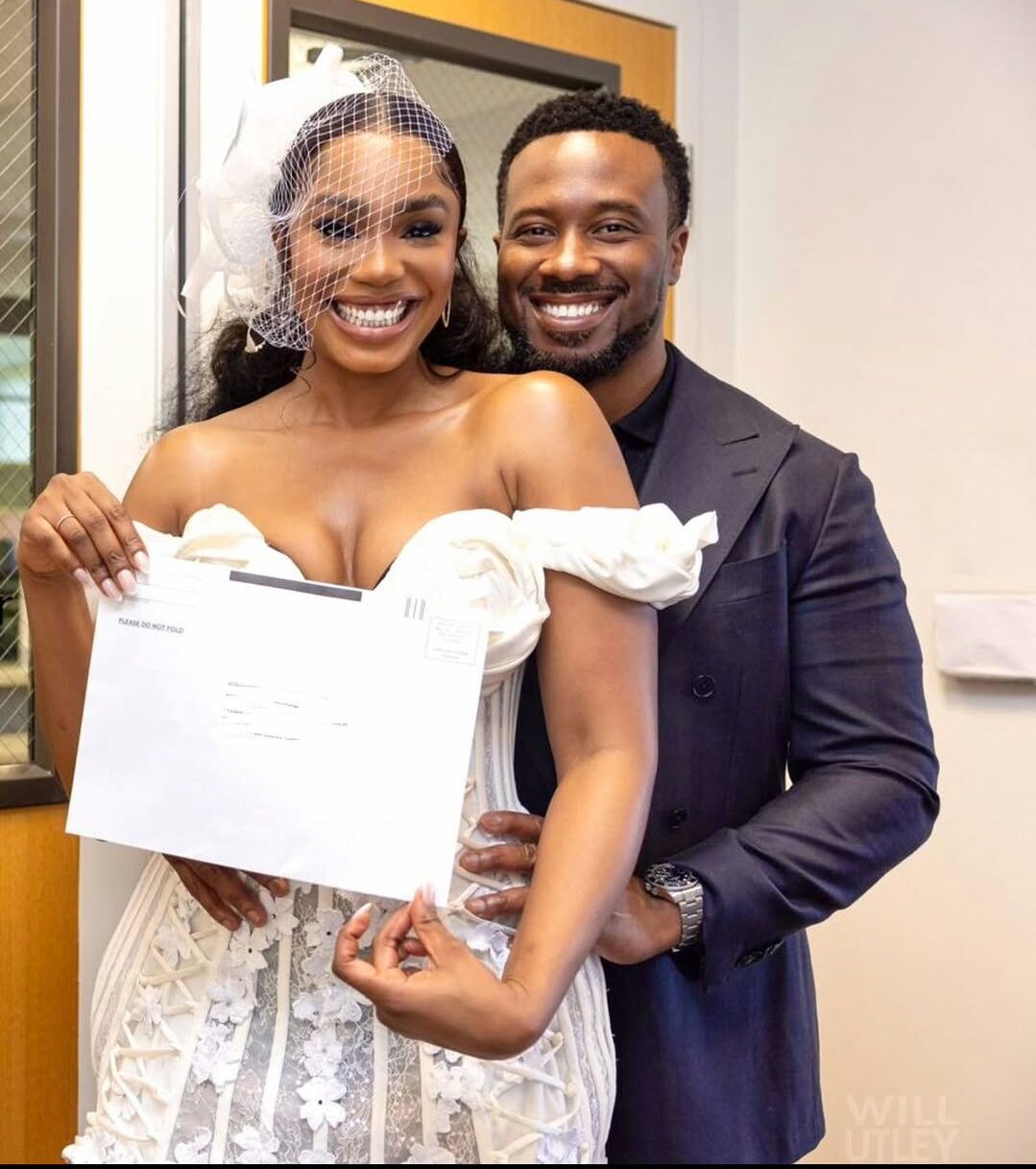 Sharon Ooja & Ugo Nwoke’s Civil Wedding Anniversary Video Is the Cutest Thing You’ll See Today