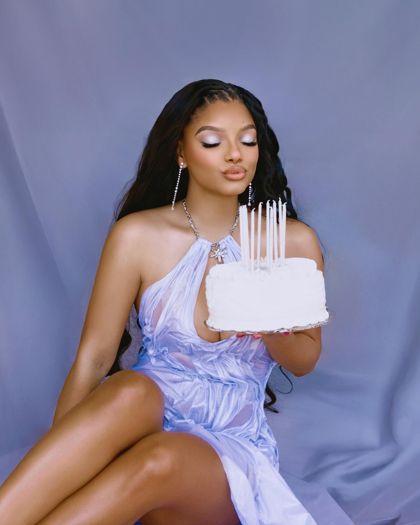 Halle Bailey Turns 25 with Cake, Cuteness & a Whole Lot of Love | See Photos