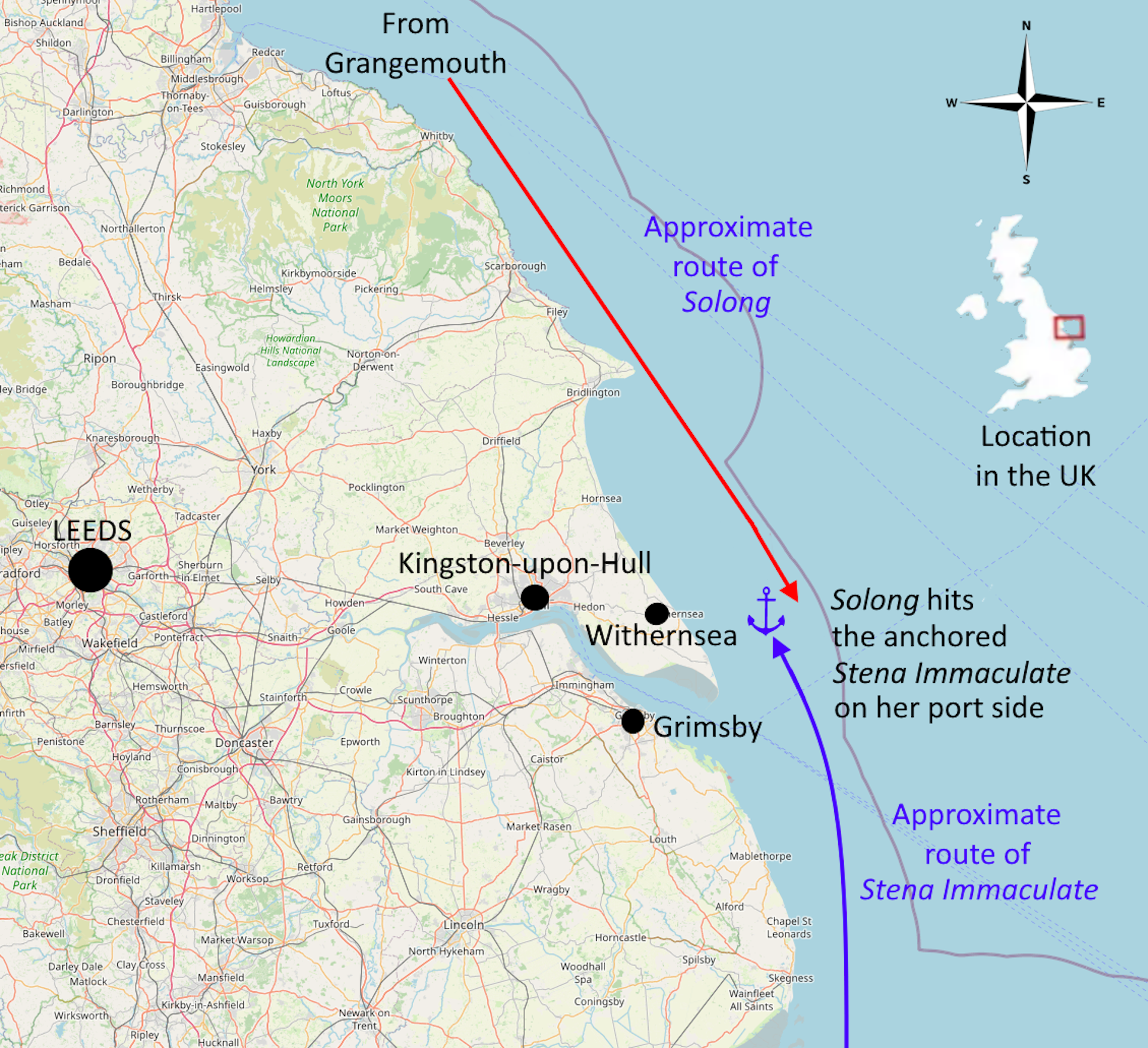 How North Sea tanker collision could affect one of Britain’s most important coastlines