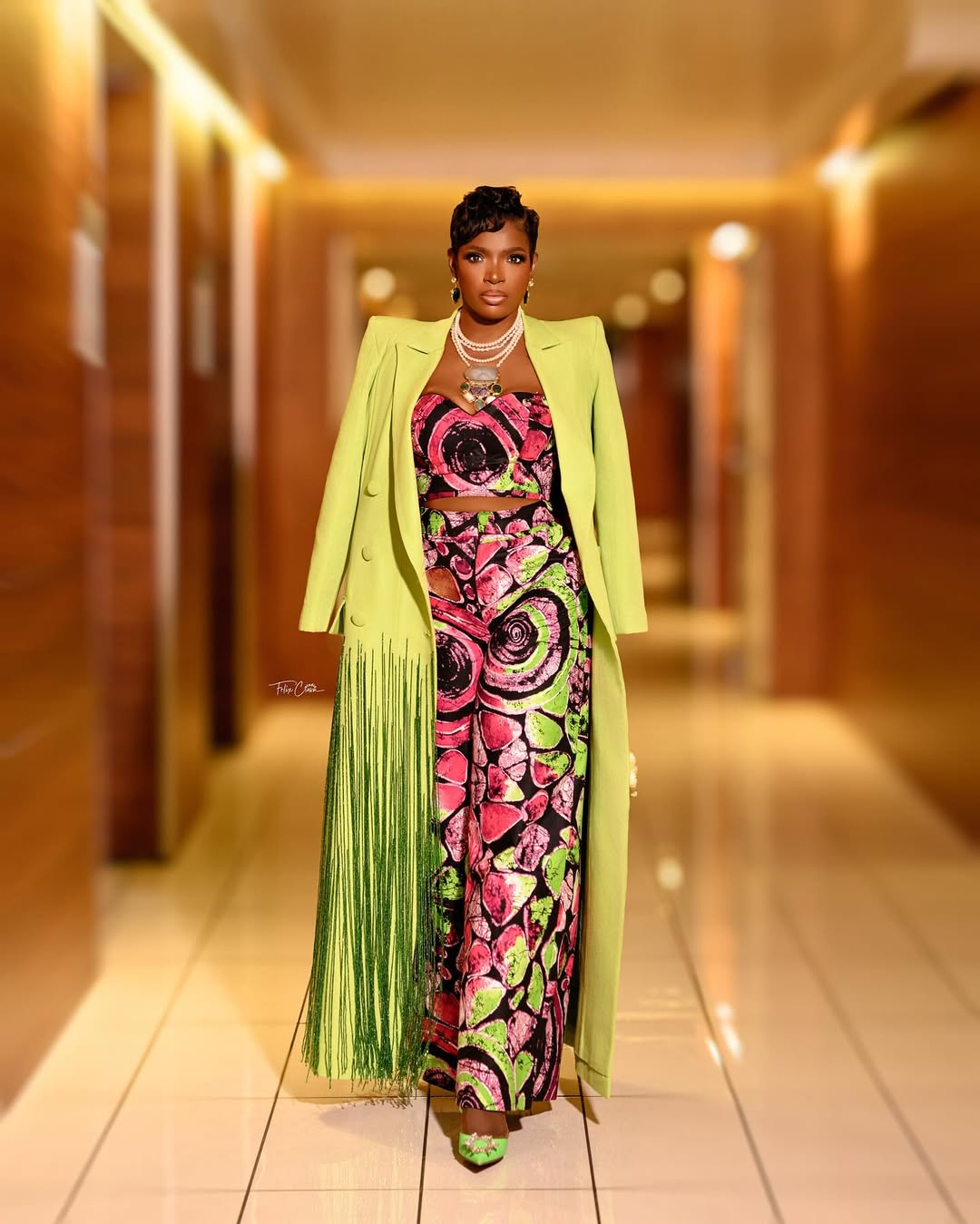 Annie Macaulay Came Through in Green Glam for the 17th Headies Awards