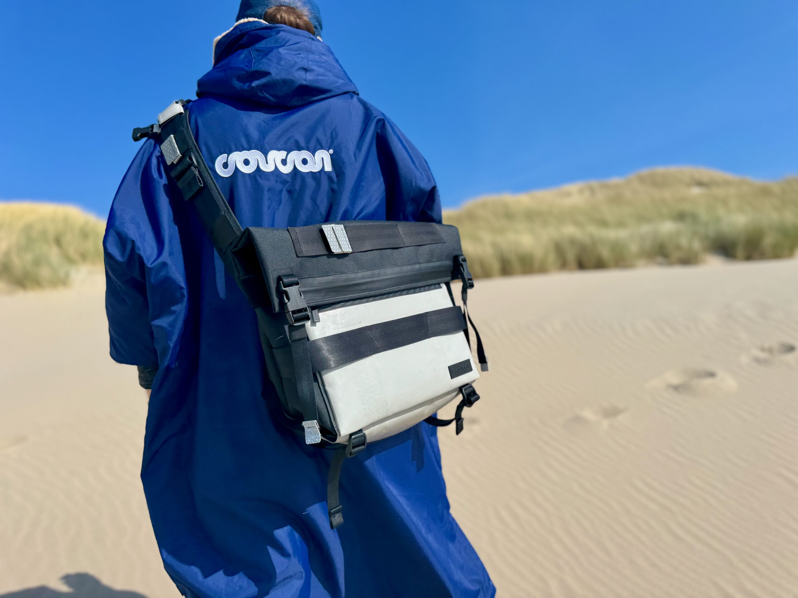 Freitag’s newest messenger bag is made from trash to last