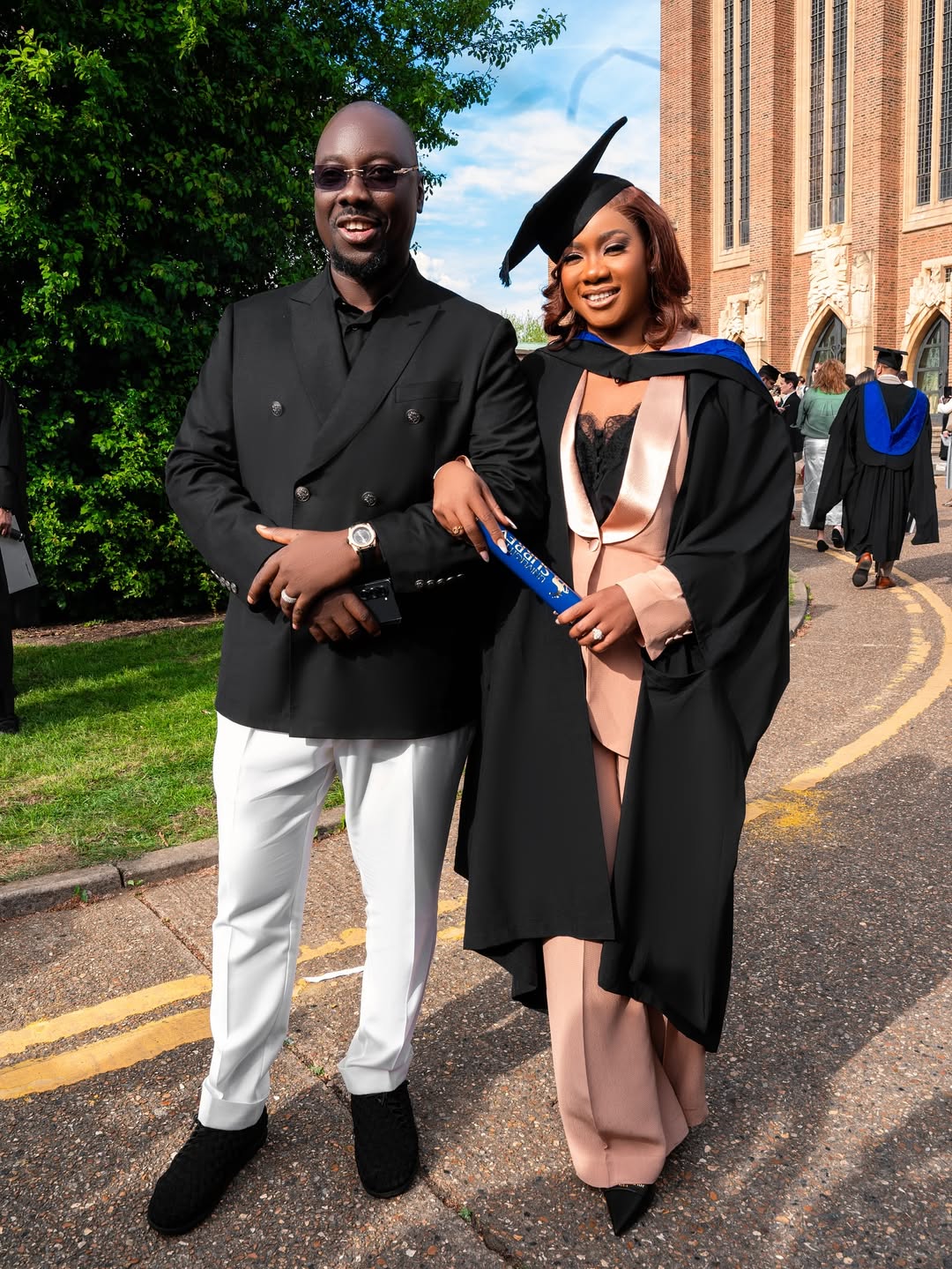 Obi Cubana’s Sweetest Flex Yet is Cheering Lush Eby as She Graduates With Distinction!