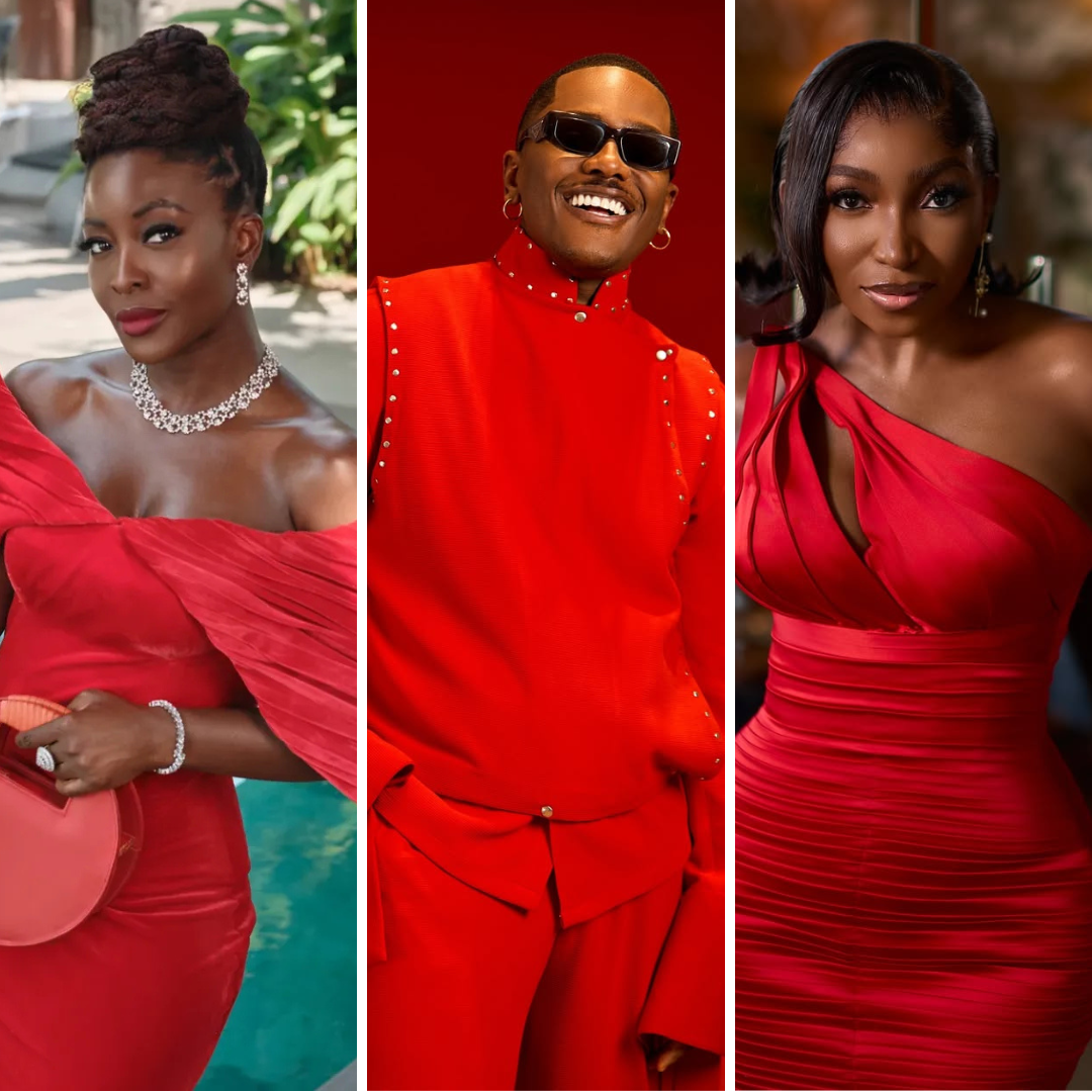 Nollywood Stars Rock Bold Red Looks at the “Red Circle” Premiere