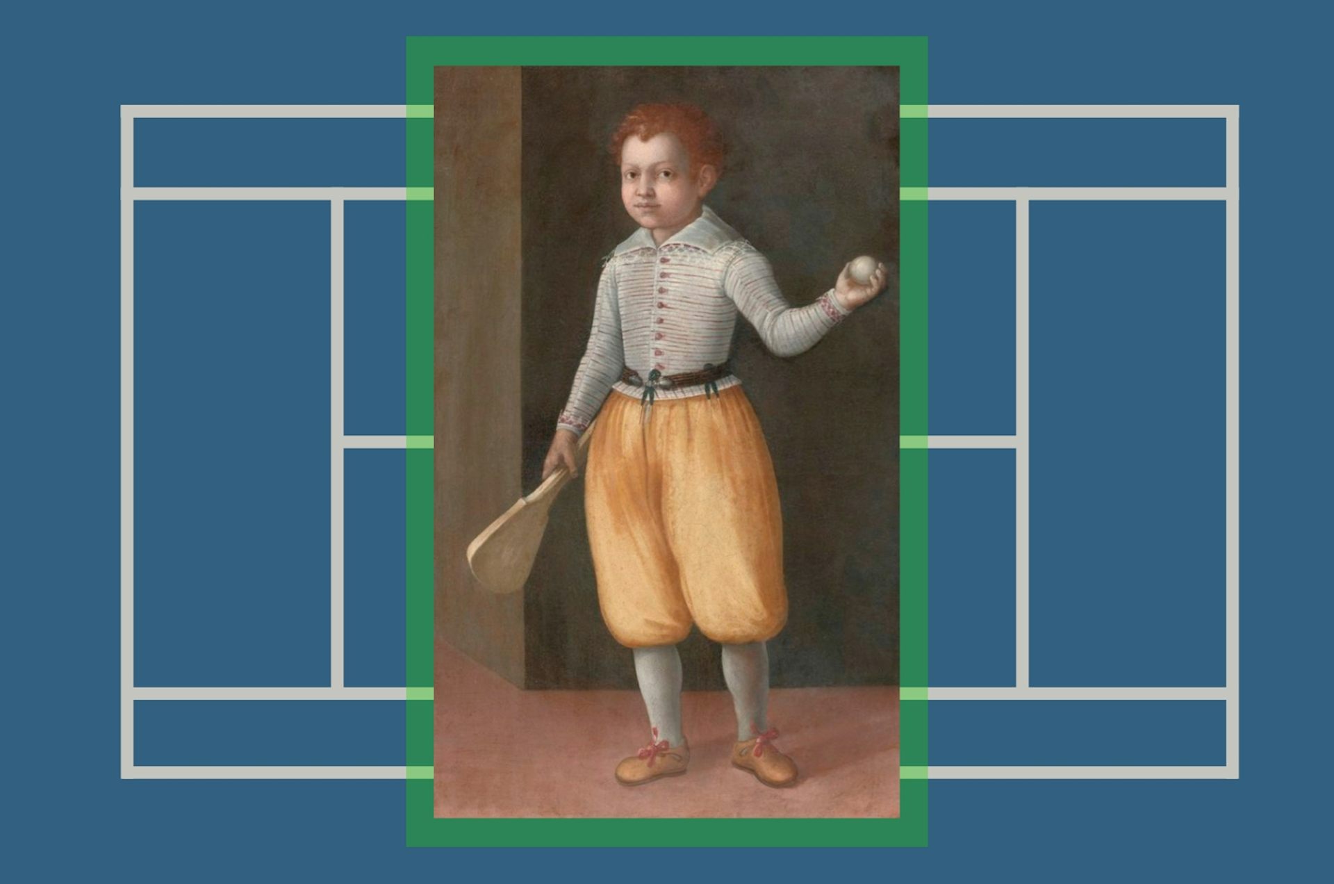 Sixteenth-century tennis was a dangerous sport played with balls covered in wool