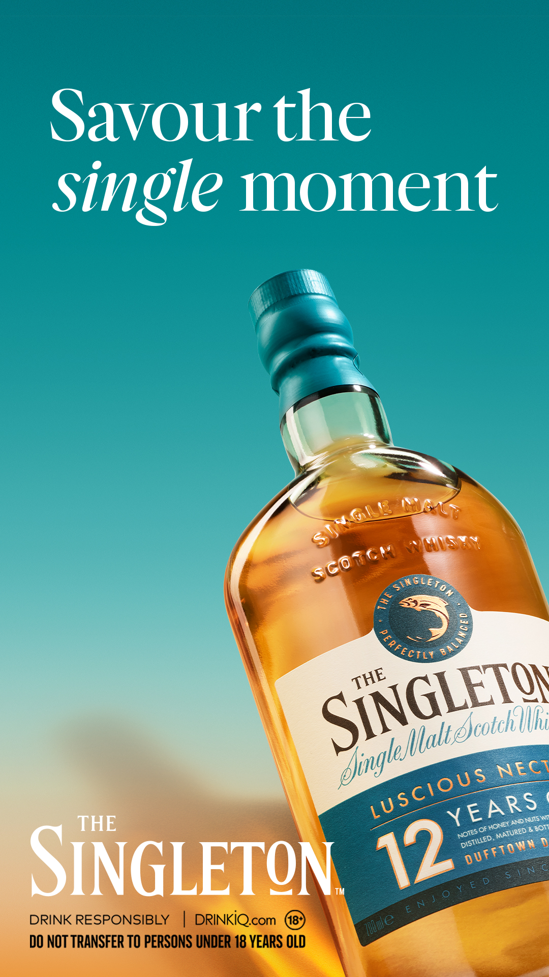 The Singleton Tango: A Fresh & Fruity way to make moments special.
