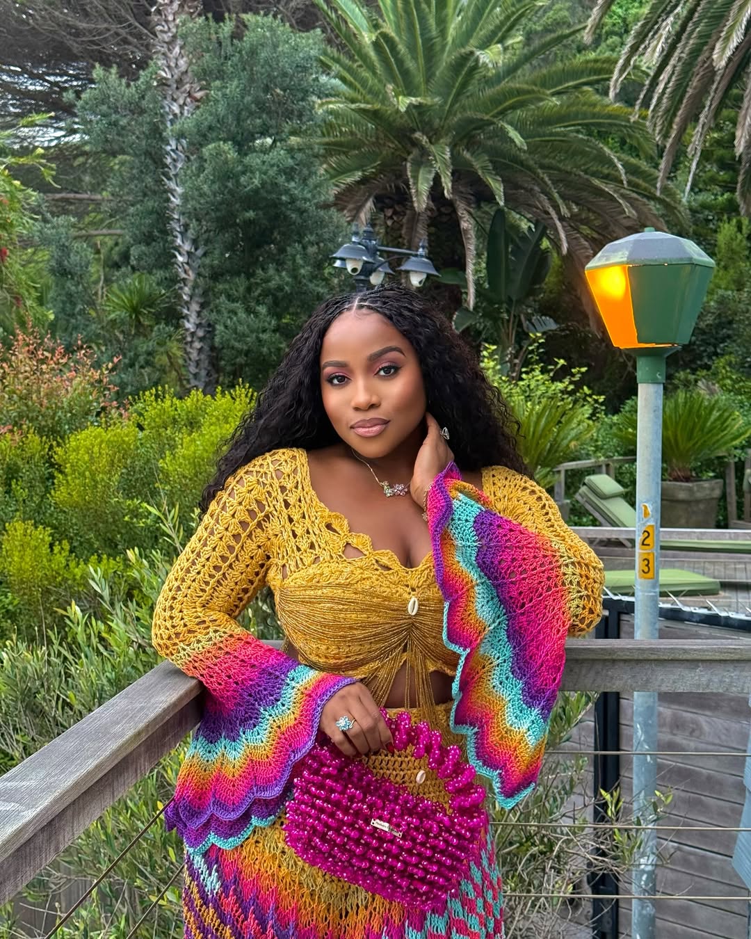 Crochet Never Looked This Good | Veekee James Is Serving Vacation Glam in Cape Town