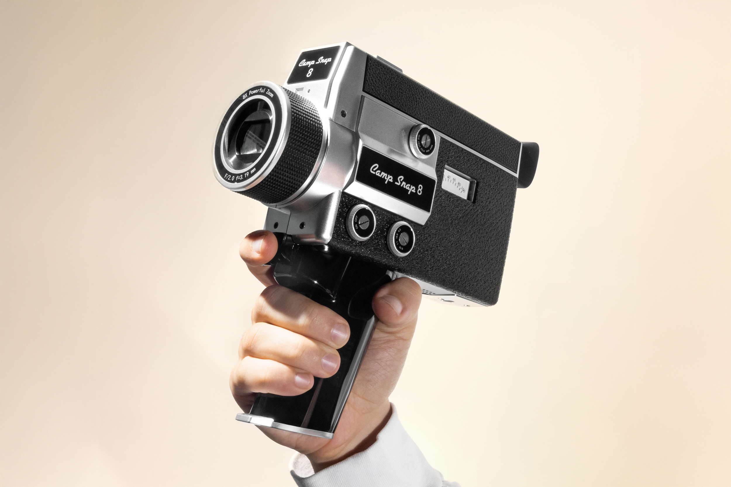 This retro camcorder upgrades Super 8 film cameras with modern conveniences
