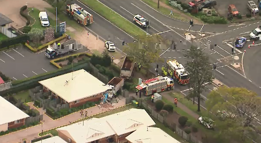 Truck driver dead after tragic collision into retirement home