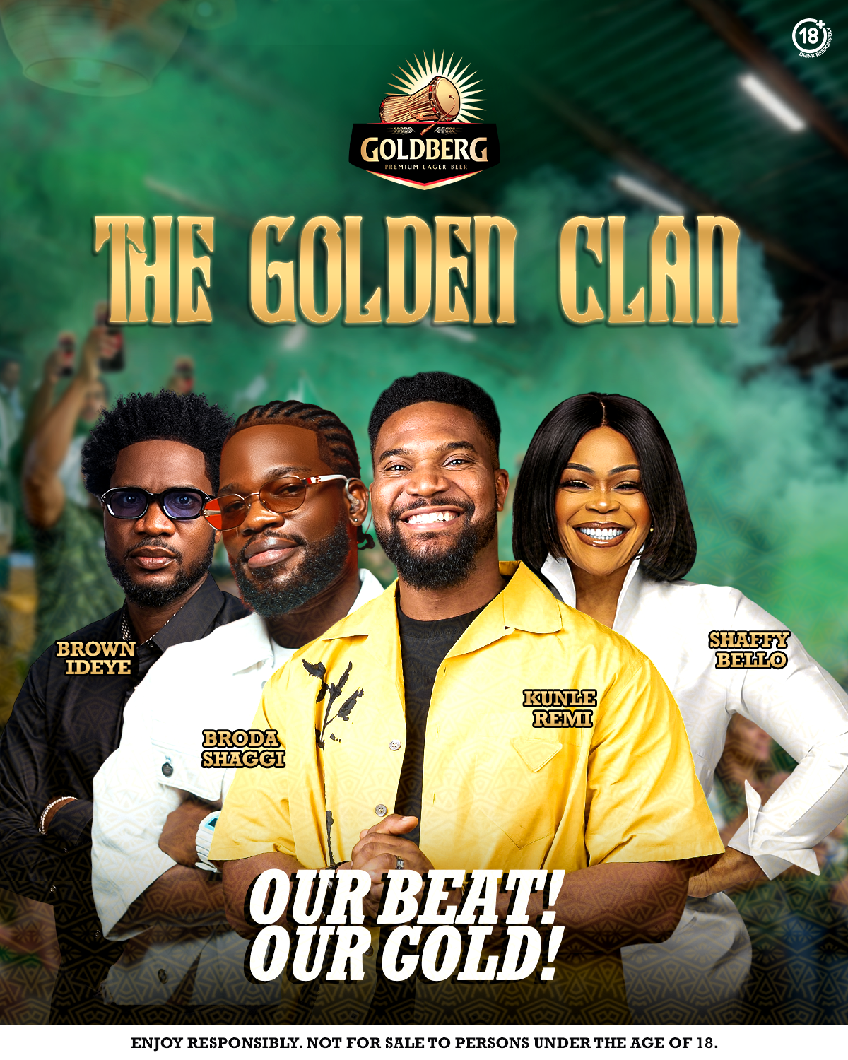 Goldberg Unveils The Golden Clan To Champion Nigerian Fan Culture This Football Season